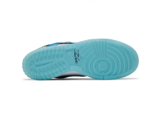 Futura Laboratories x Nike SB Dunk Low Bleached Aqua 2024