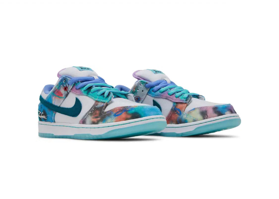 Futura Laboratories x Nike SB Dunk Low Bleached Aqua 2024