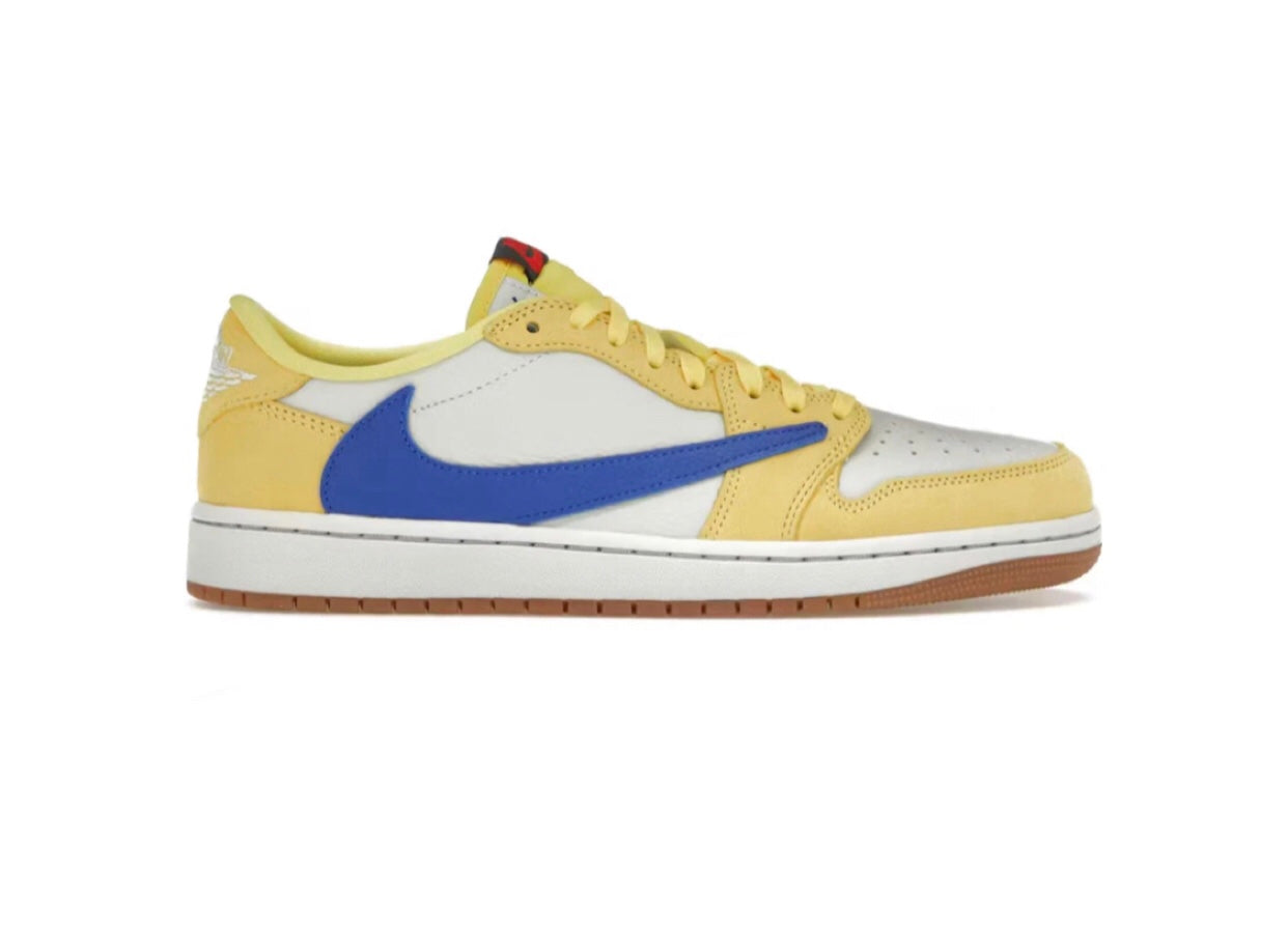 Travis Scott x Air Jordan 1 Low OG Canary 2024
