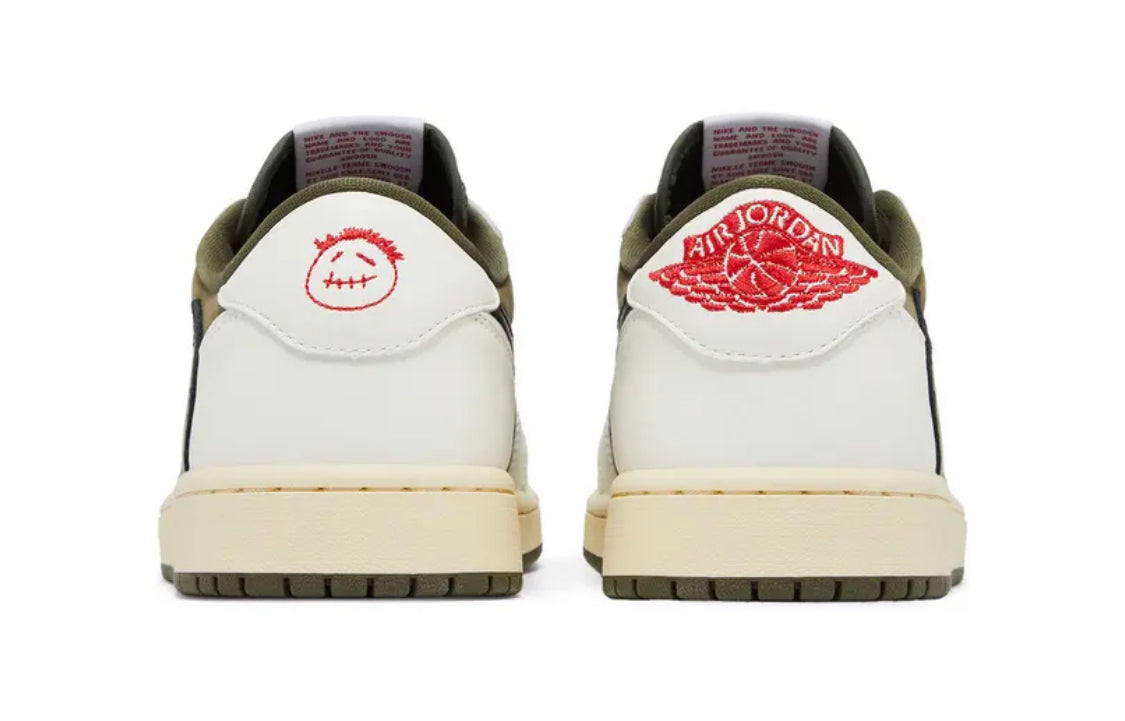 Travis Scott x Air Jordan 1 Retro Low OG SP Reverse Olive Medium Olive 2024