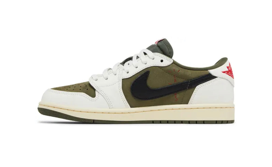 Travis Scott x Air Jordan 1 Retro Low OG SP Reverse Olive Medium Olive 2024