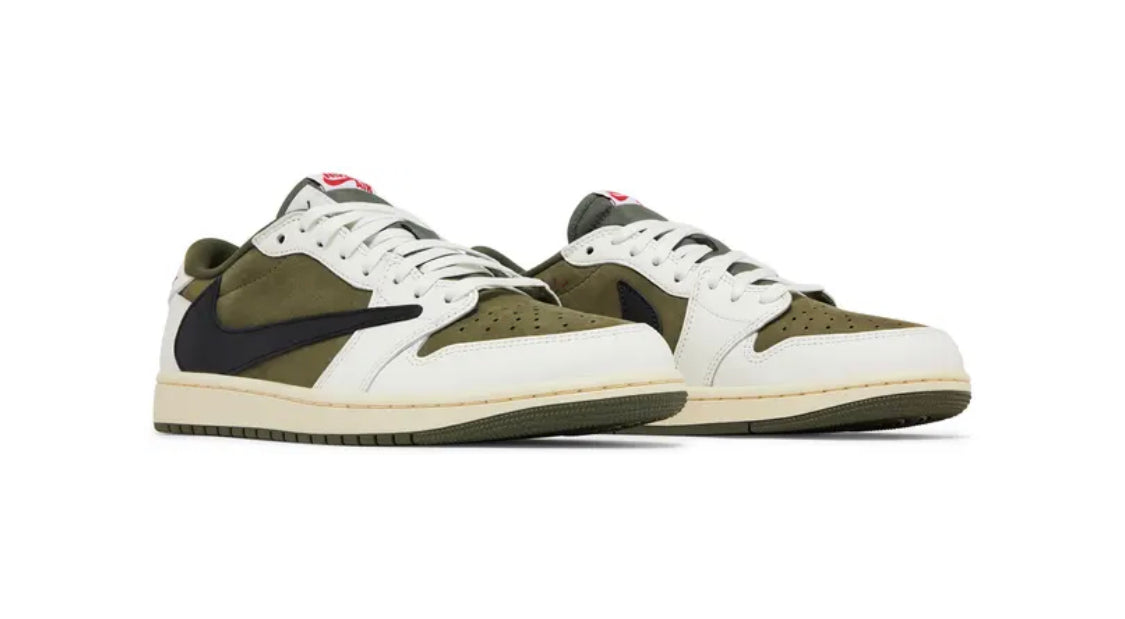 Travis Scott x Air Jordan 1 Retro Low OG SP Reverse Olive Medium Olive 2024