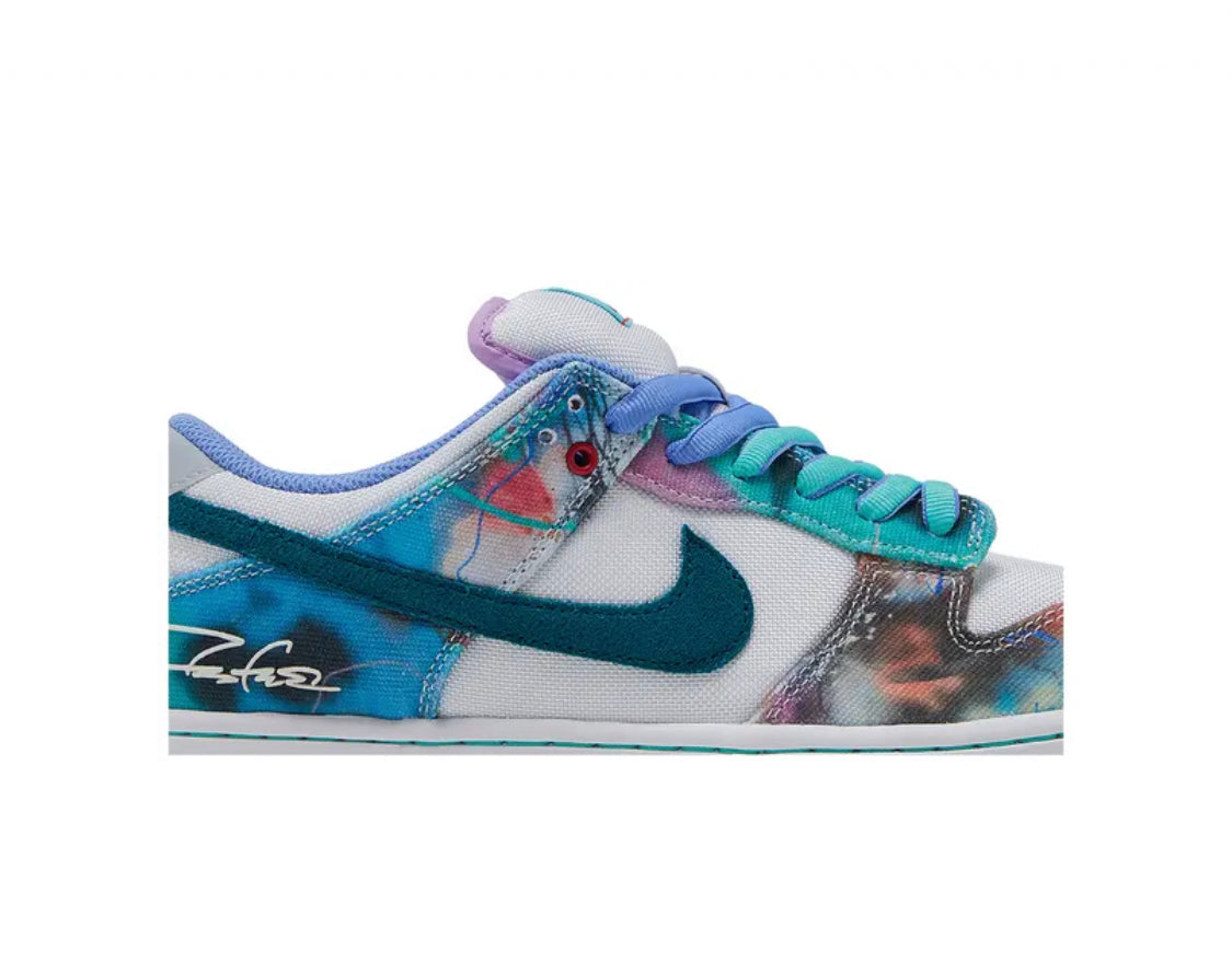 Futura Laboratories x Nike SB Dunk Low Bleached Aqua 2024